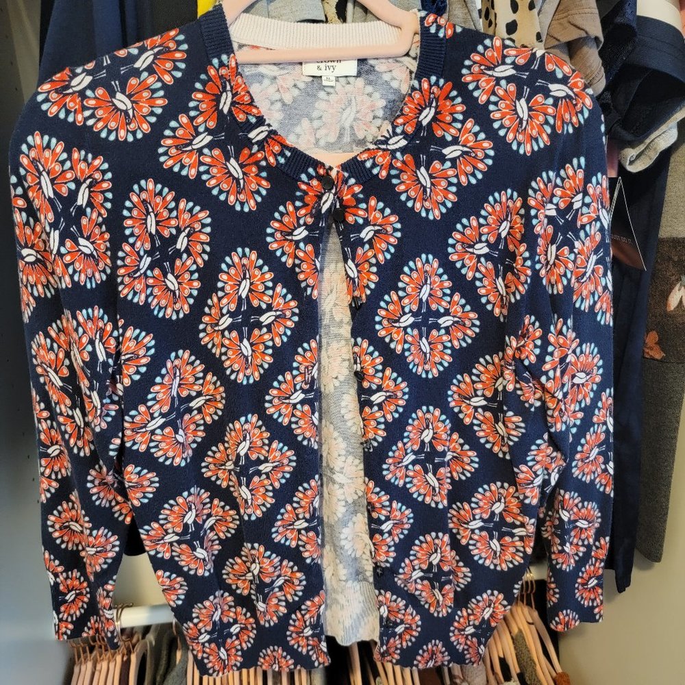 Crown and Ivy Half Sleeve Cardigan